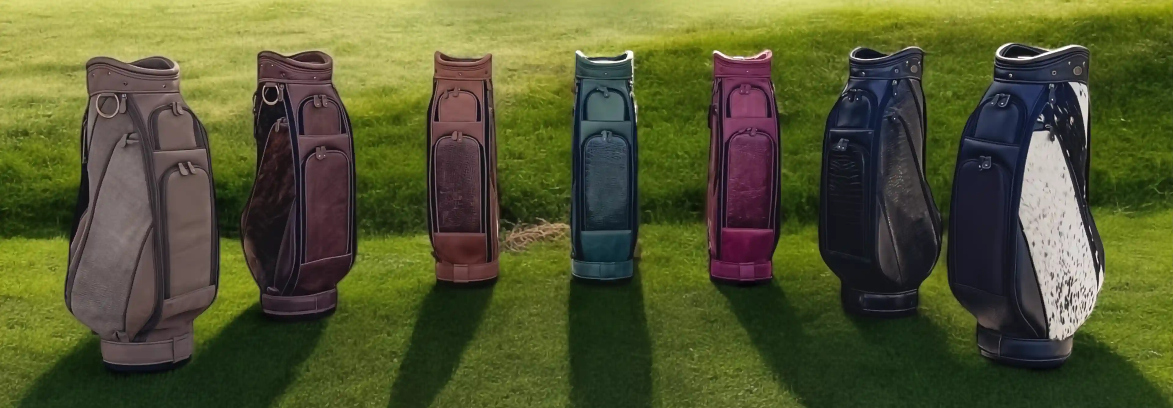 Skins Leather Golf Bags