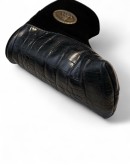 Black Croc Leather Blade Putter Cover