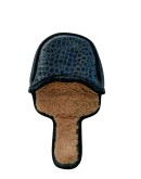 Black Croc Leather Mallet Putter Cover