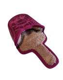 Red Croc Leather Mallet Putter Cover