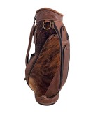 Brindle Cowhide Leather Golf Bag