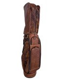 Brindle Cowhide Leather Golf Bag