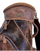 Brindle Cowhide Leather Golf Bag