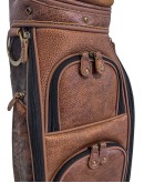 Brindle Cowhide Leather Golf Bag