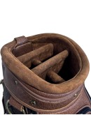 Brindle Cowhide Leather Golf Bag