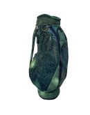 Green Croc Leather Golf Bag