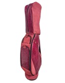 Red Croc Leather Golf Bag